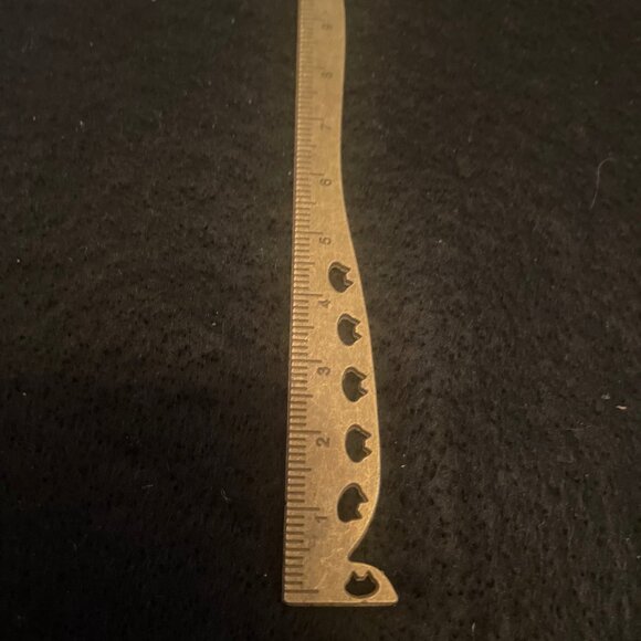 Sweet Kitty Metal Ruler - Picture 2 of 5